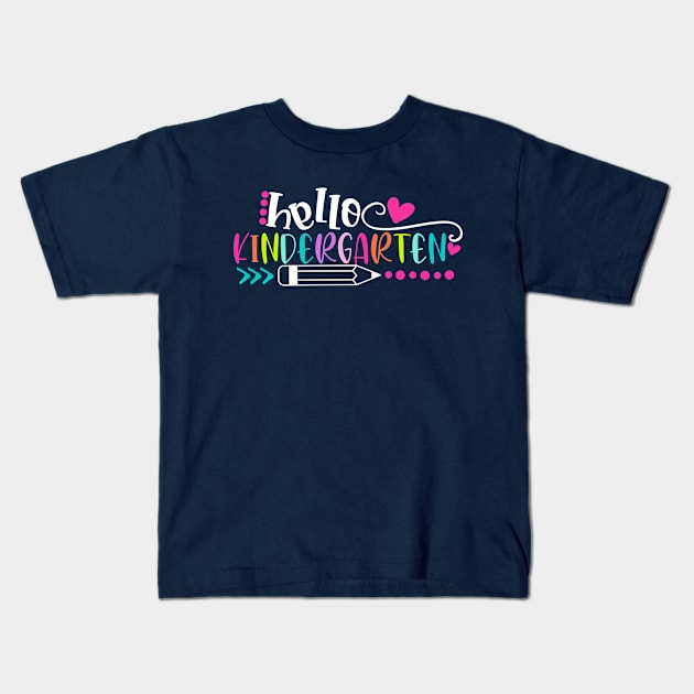 Hello Kindergarten Kids T-Shirt by mintipap